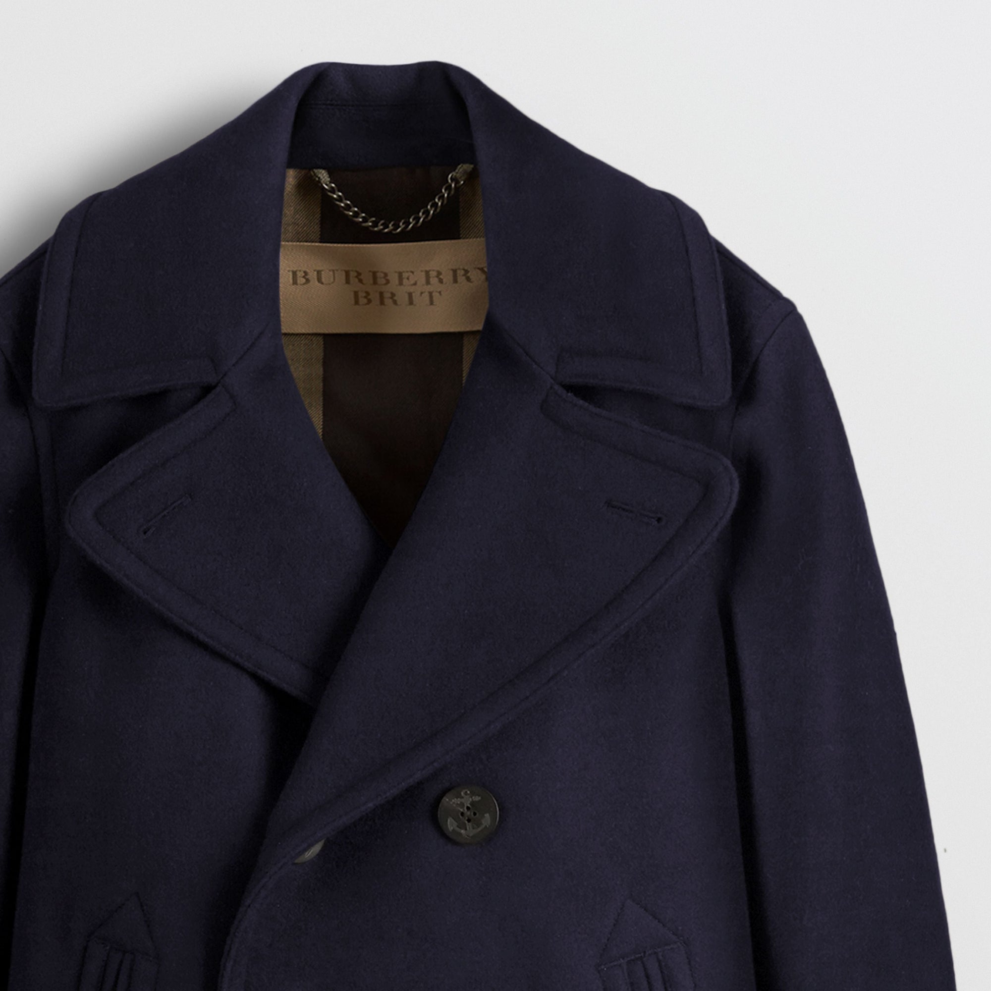 Caban en laine et cachemire - Navy