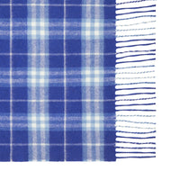 Écharpe classique en cachemire à motif Vintage check - Bright Lapis