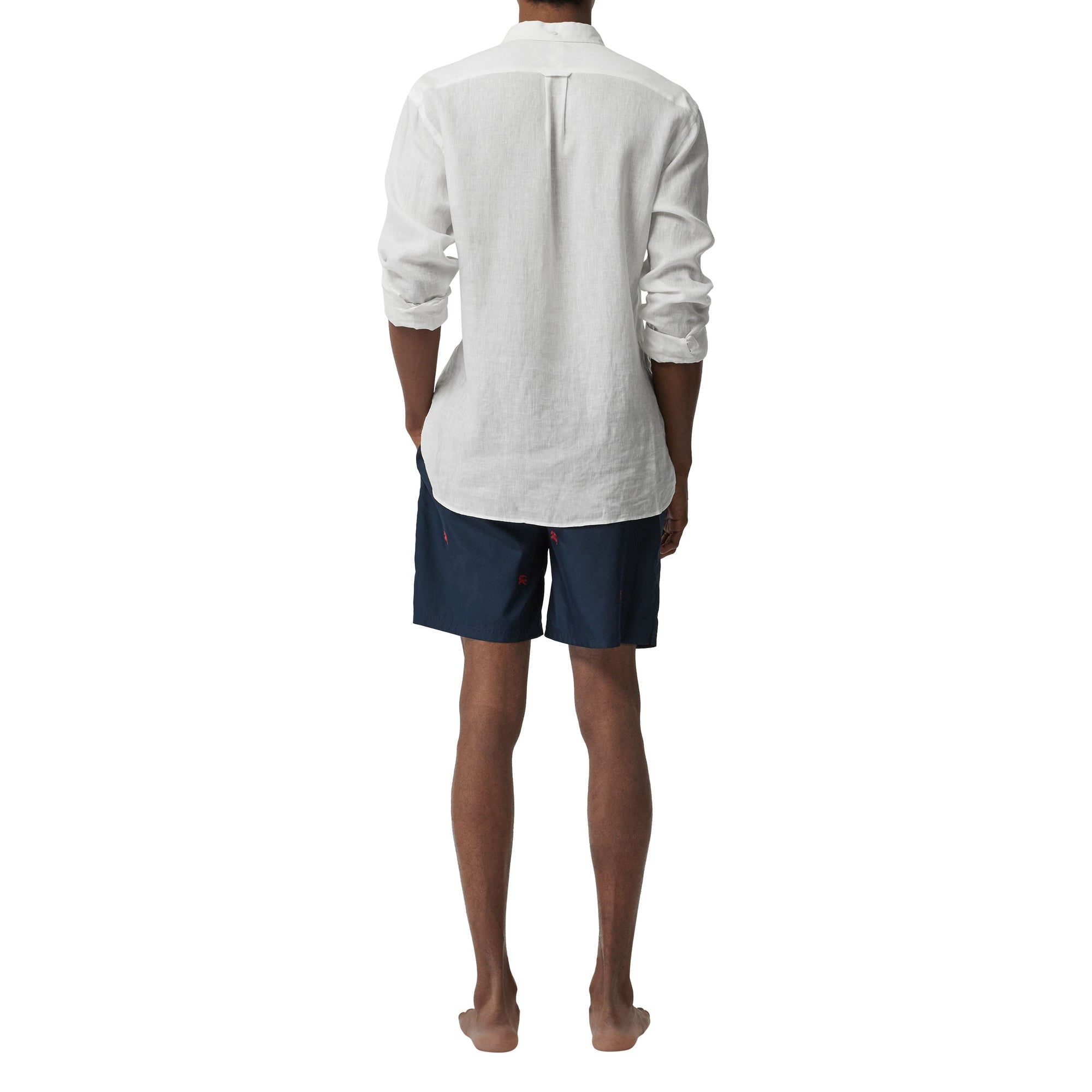 Short de bain à cordon de serrage avec logo d'archive - Navy