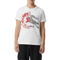 T-shirt en coton avec écusson - White
