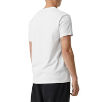 T-shirt en coton avec écusson - White