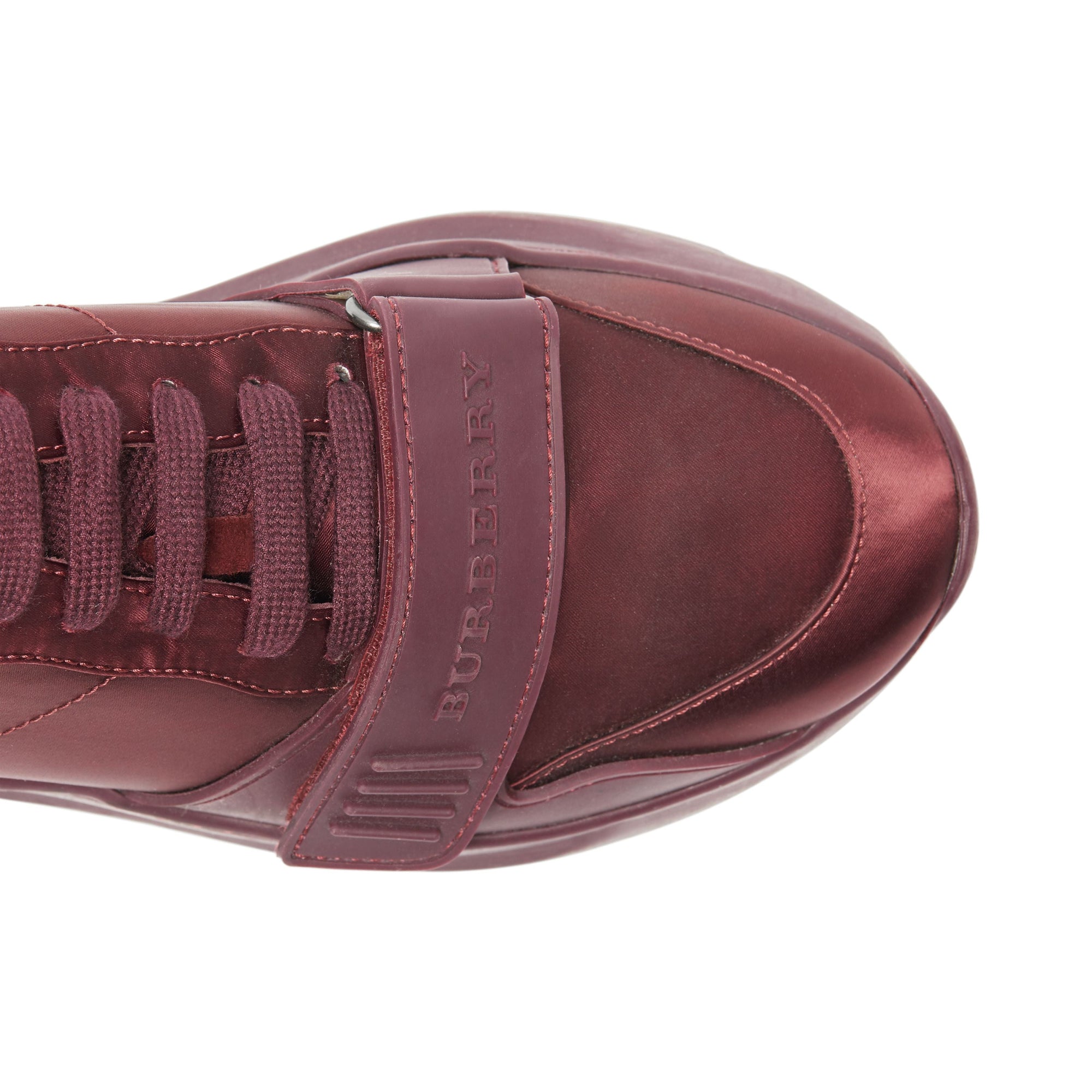 Sneakers en satin - Claret