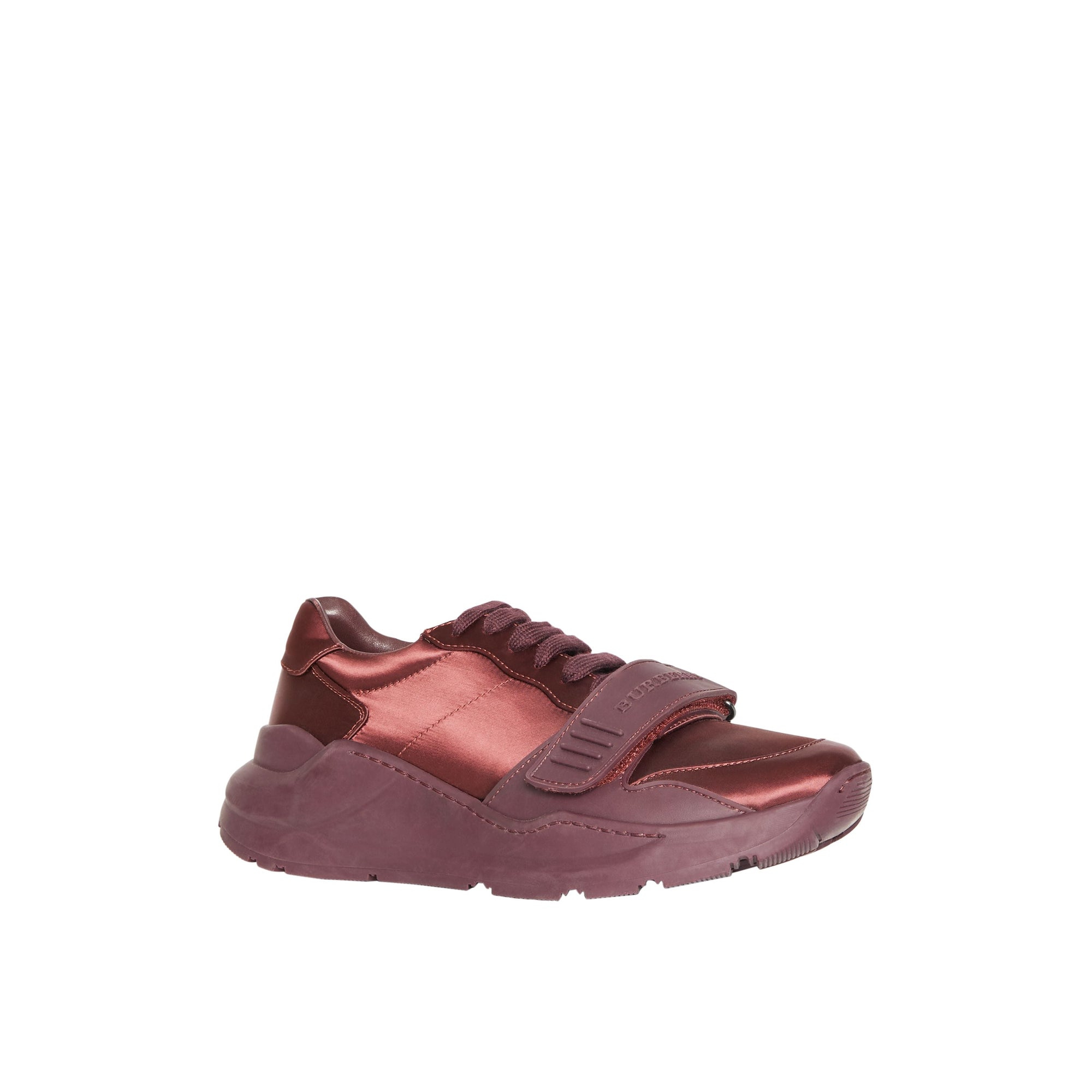 Sneakers en satin - Claret