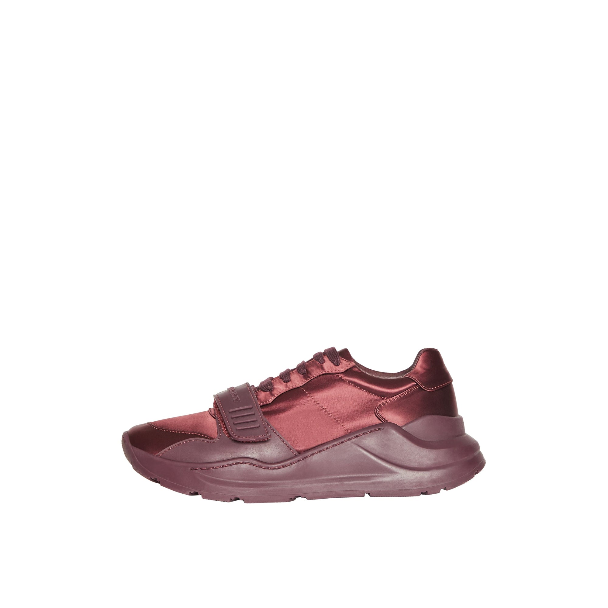 Sneakers en satin - Claret