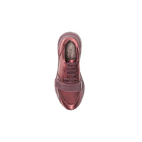 Sneakers en satin - Claret