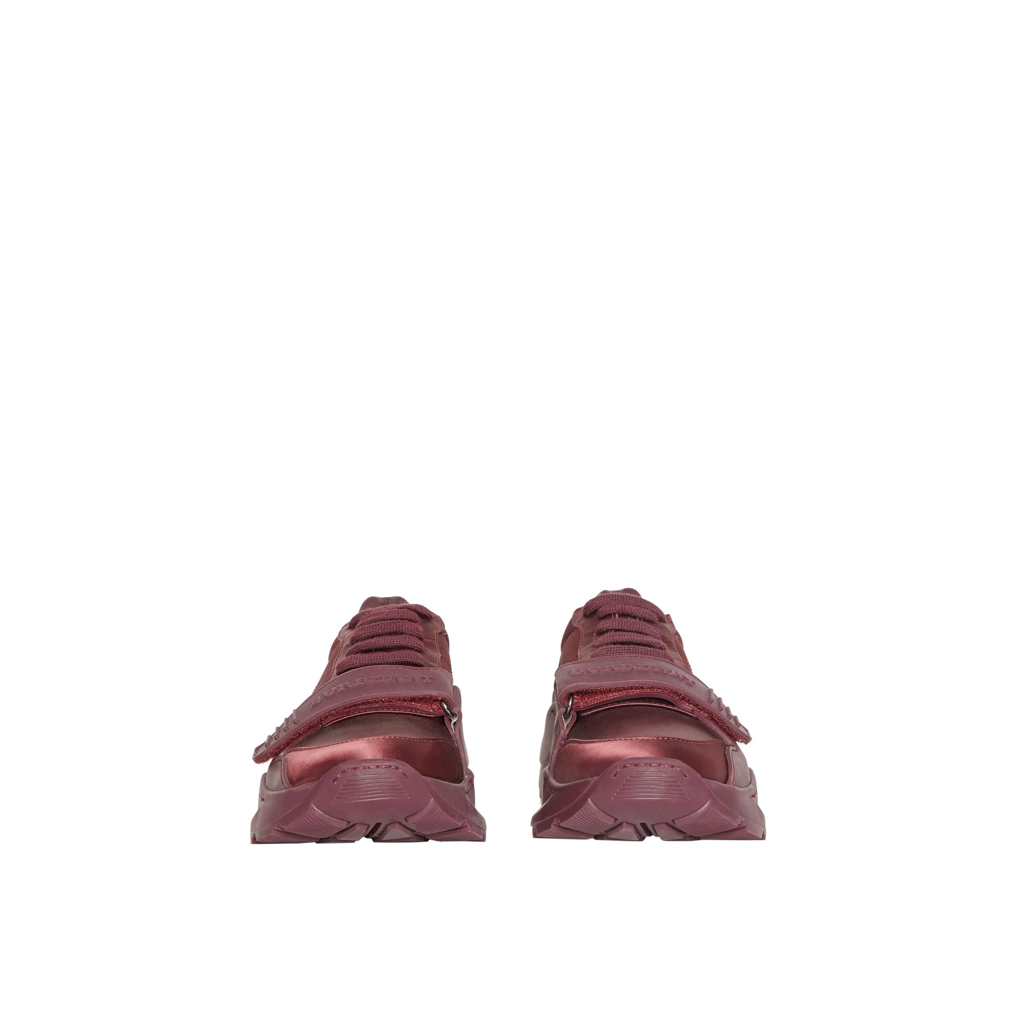 Sneakers en satin - Claret