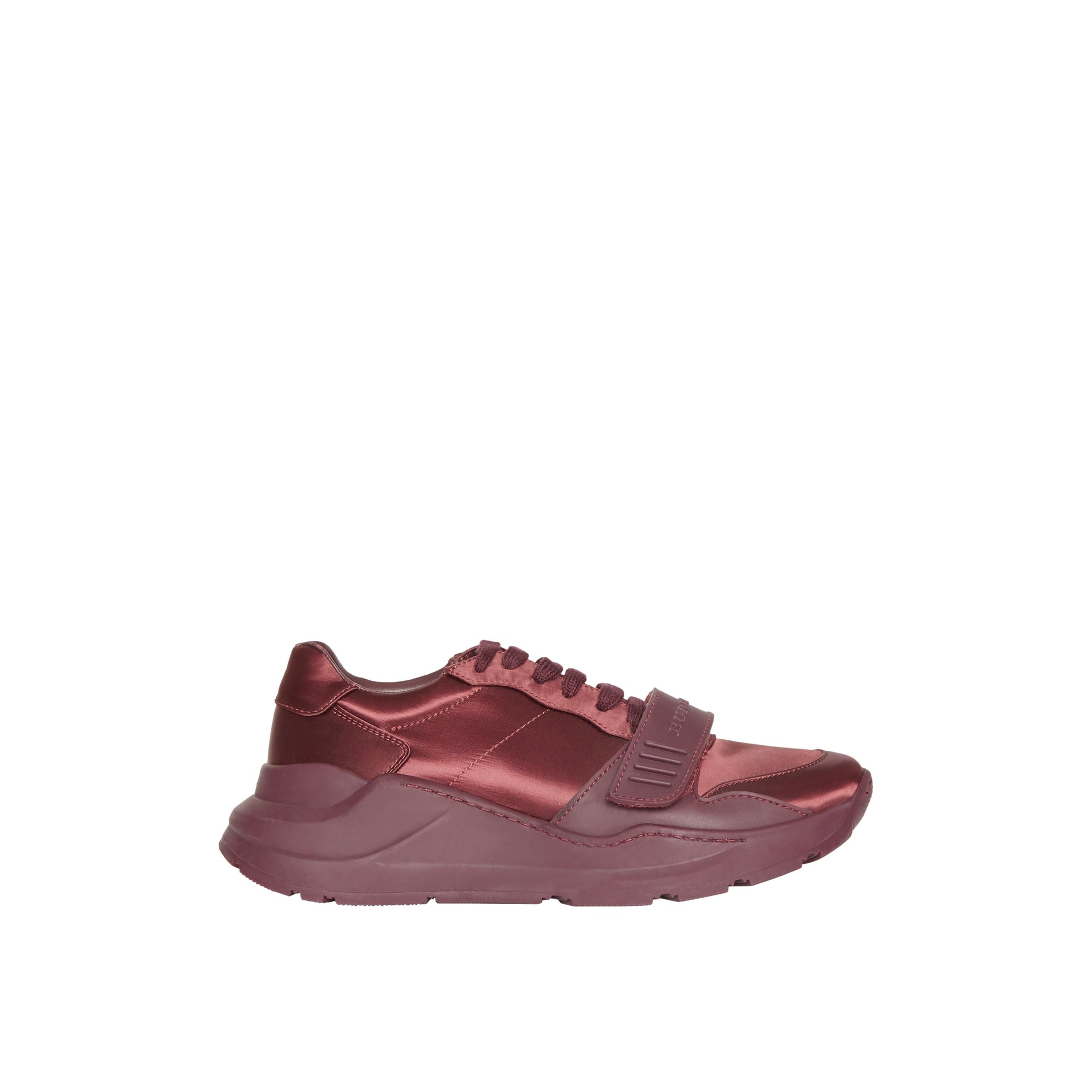 Sneakers en satin - Claret