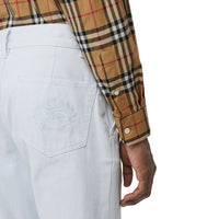 Jean casual avec écusson brodé - Chalk Blue