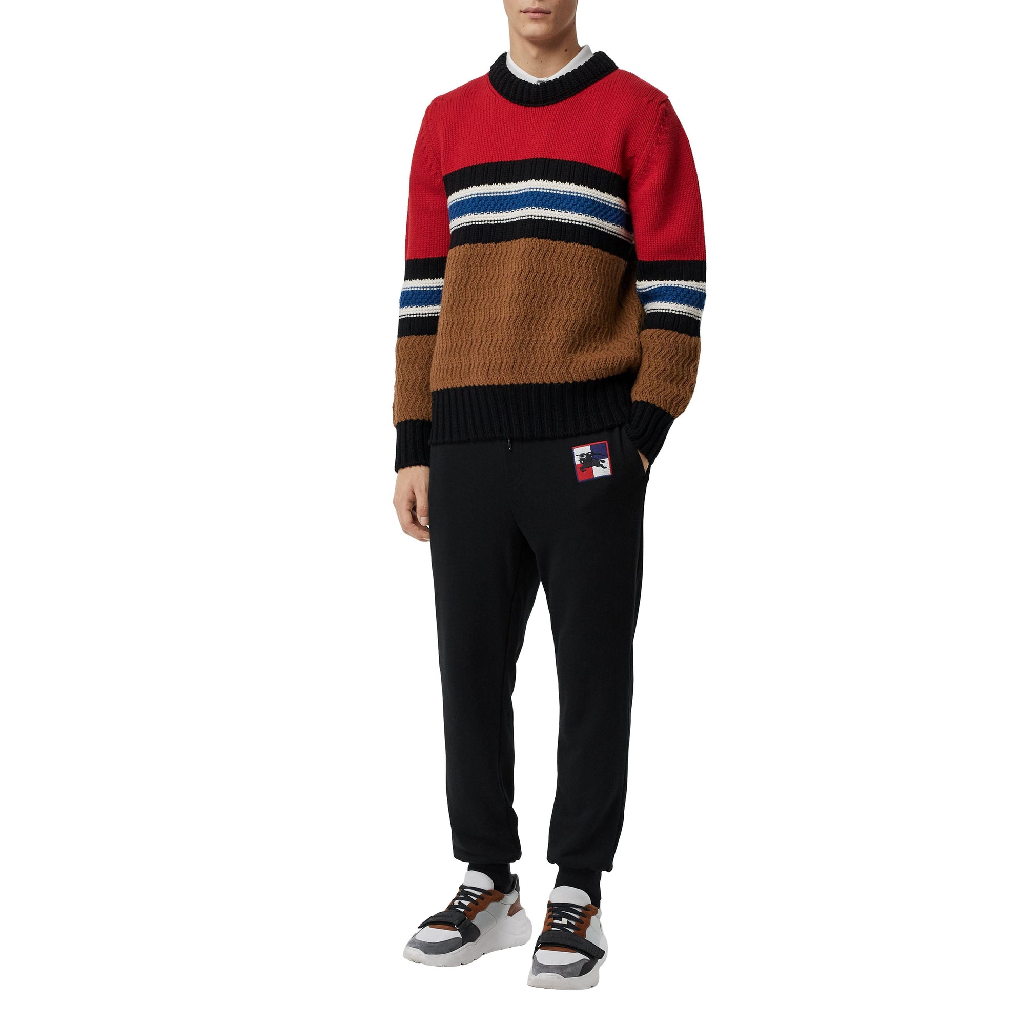 Pantalon de survêtement Cavalier à damier - Black