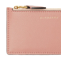 Porte-cartes zippé en cuir bicolore - Ash Rose