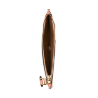 Porte-cartes zippé en cuir bicolore - Ash Rose