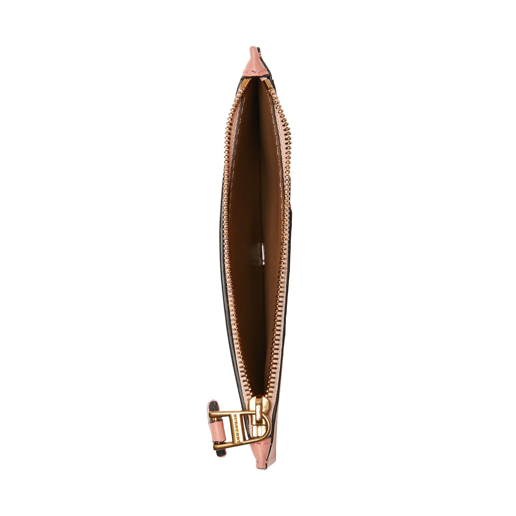 Porte-cartes zippé en cuir bicolore - Ash Rose