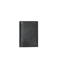 Étui pour passeport en cuir - Black
