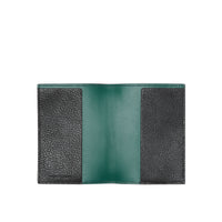 Étui pour passeport en cuir - Black