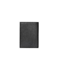 Étui pour passeport en cuir - Black