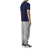 Polo en piqué de coton avec logo brodé - Navy