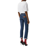T-shirt en coton avec logo d'archive brodé - White & Black