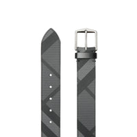 Ceinture à motif London check - Charcoal & Black
