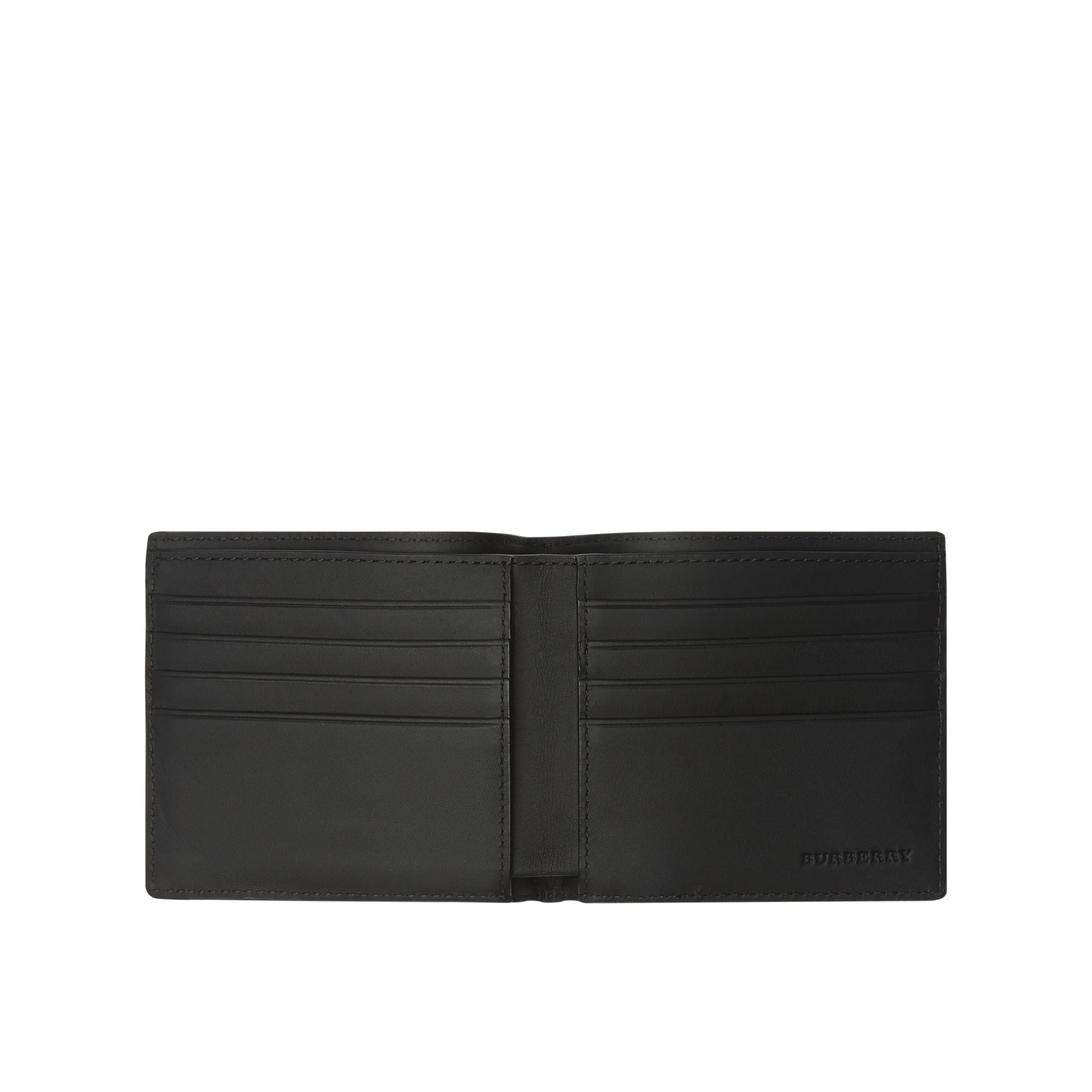 Portefeuille à rabat motif Cavalier - Charcoal & Black