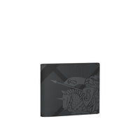 Portefeuille à rabat motif Cavalier - Charcoal & Black