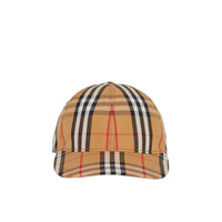Casquette de baseball à motif Vintage check - Antique Yellow