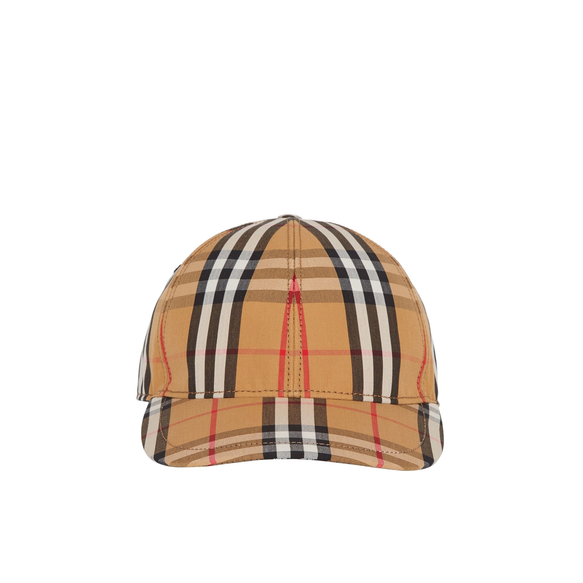 Casquette de baseball à motif Vintage check - Antique Yellow