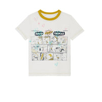 T-shirt en coton à imprimé bande dessinée - Light Stone