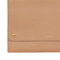Sac à bandoulière en cuir à rabat - Light Camel