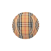 Bob en coton à motif Vintage check - Antique Yellow