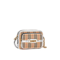 Sac caméra The Link à motif check de 1983 - Silver