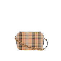 Sac caméra The Link à motif check de 1983 - Silver