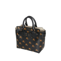 Petit sac The Belt en cuir avec emblème du Cavalier - Black