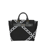 Sac The Belt moyen à motif chaîne tricoté - Black