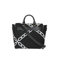 Sac The Belt moyen à motif chaîne tricoté - Black