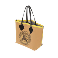 Sac tote The Giant avec écusson d'archive en maille - Black & Iris Yellow
