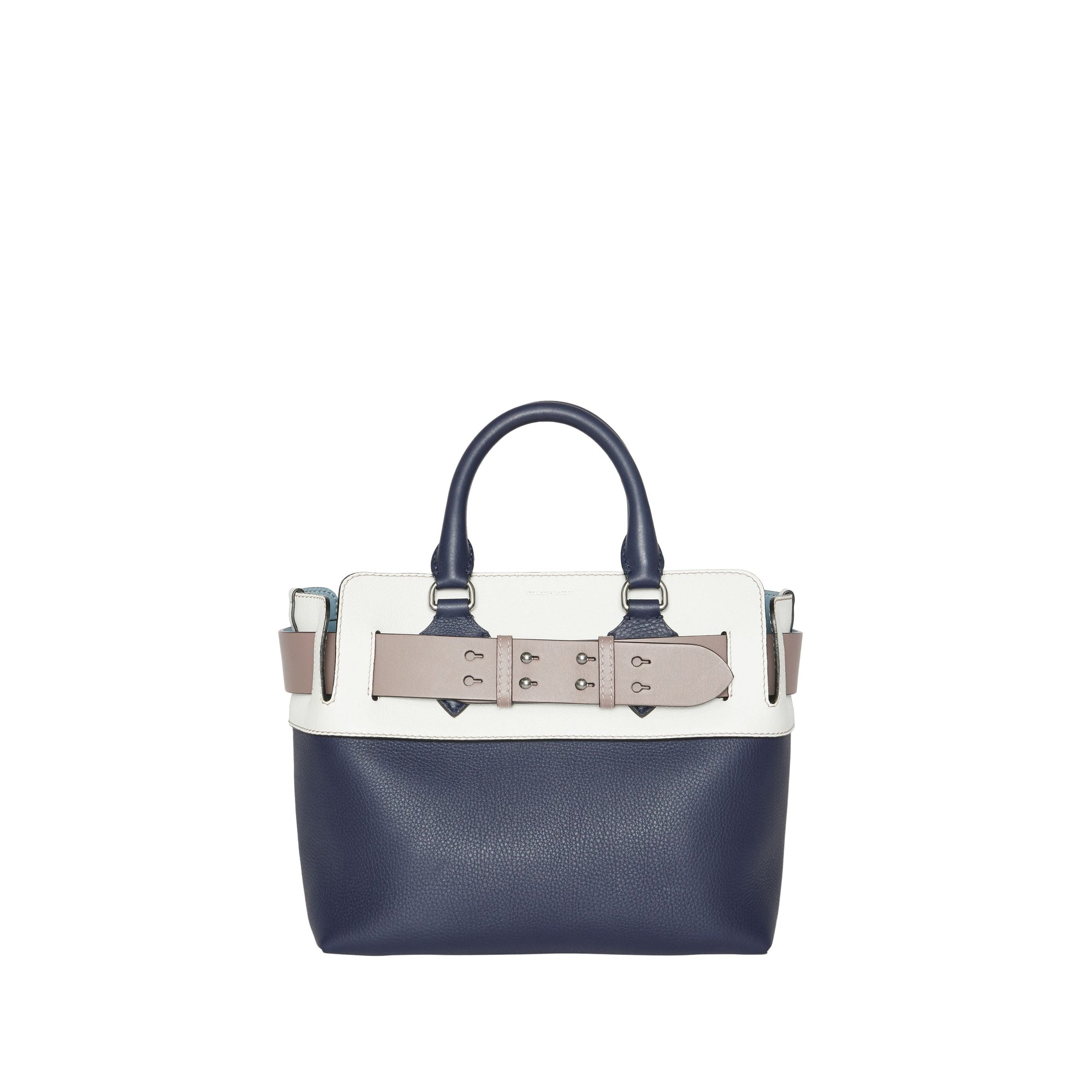Petit sac The Belt en cuir à quatre couleurs - Rgncy Blue & Whte