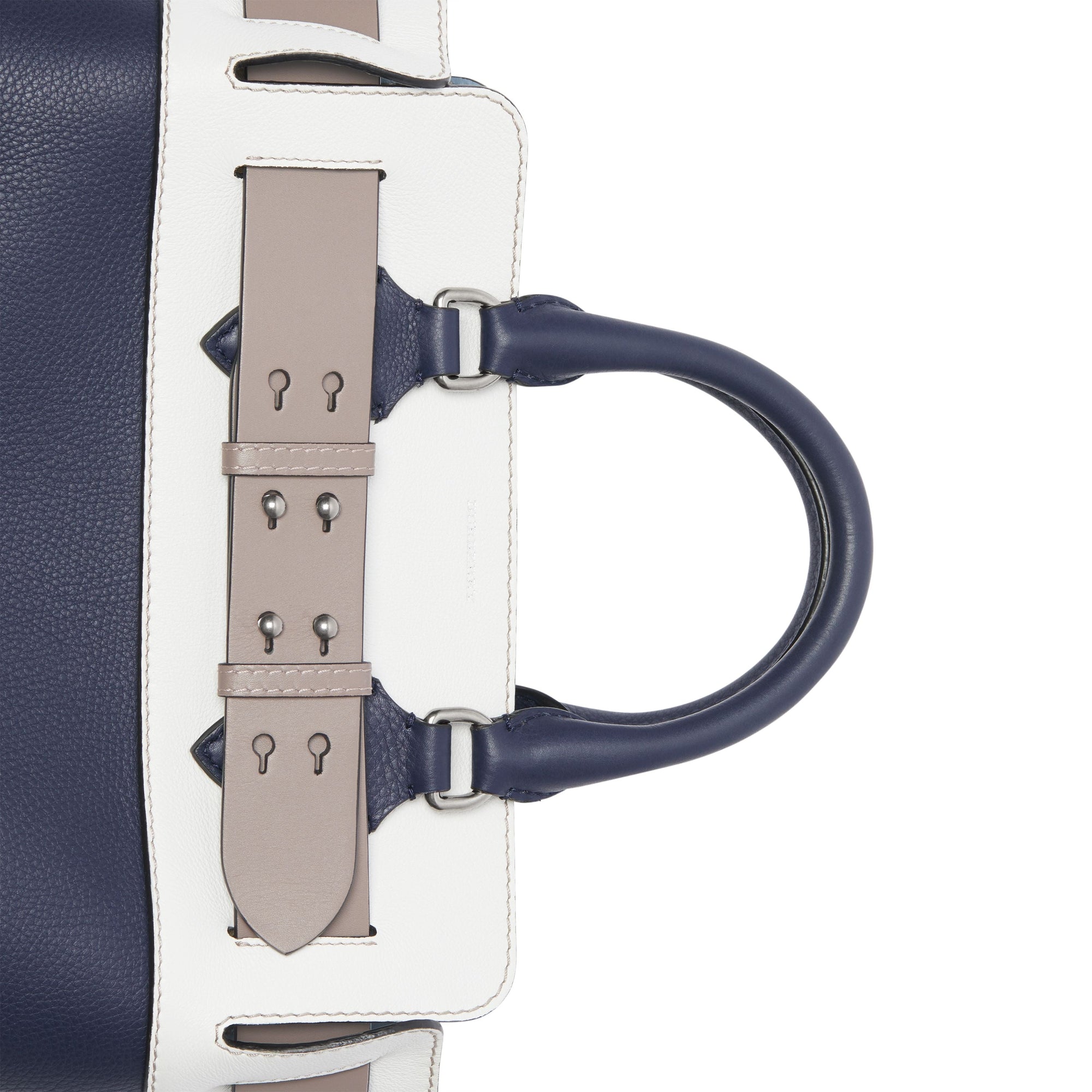 Petit sac The Belt en cuir à quatre couleurs - Rgncy Blue & Whte