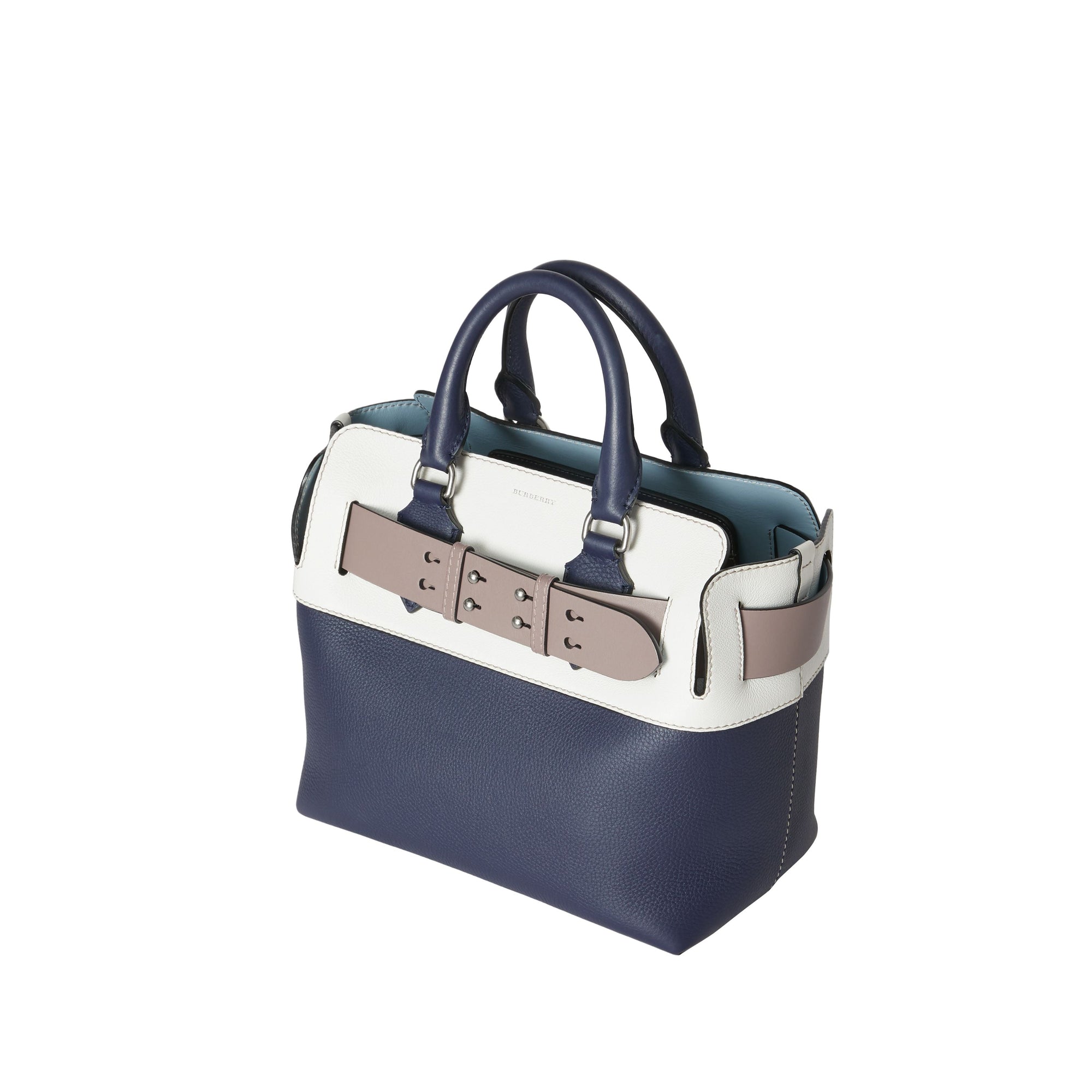 Petit sac The Belt en cuir à quatre couleurs - Rgncy Blue & Whte