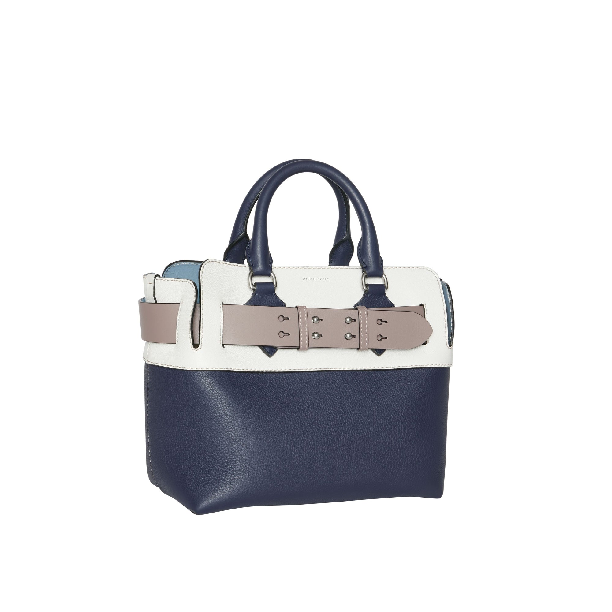 Petit sac The Belt en cuir à quatre couleurs - Rgncy Blue & Whte