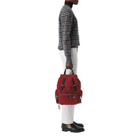 Sac The Rucksack moyen en nylon et cuir - Burgundy Red