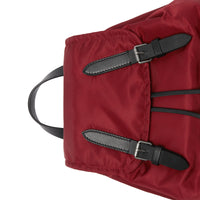 Sac The Rucksack moyen en nylon et cuir - Burgundy Red