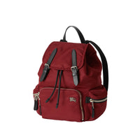 Sac The Rucksack moyen en nylon et cuir - Burgundy Red