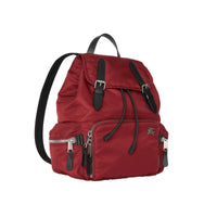 Sac The Rucksack moyen en nylon et cuir - Burgundy Red
