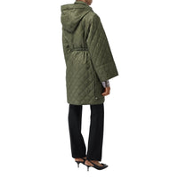 Manteau à capuche léger matelassé - Cadet Green