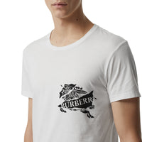 T-shirt en coton avec logo imprimé - White