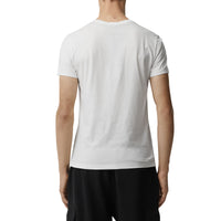 T-shirt en coton avec logo imprimé - White