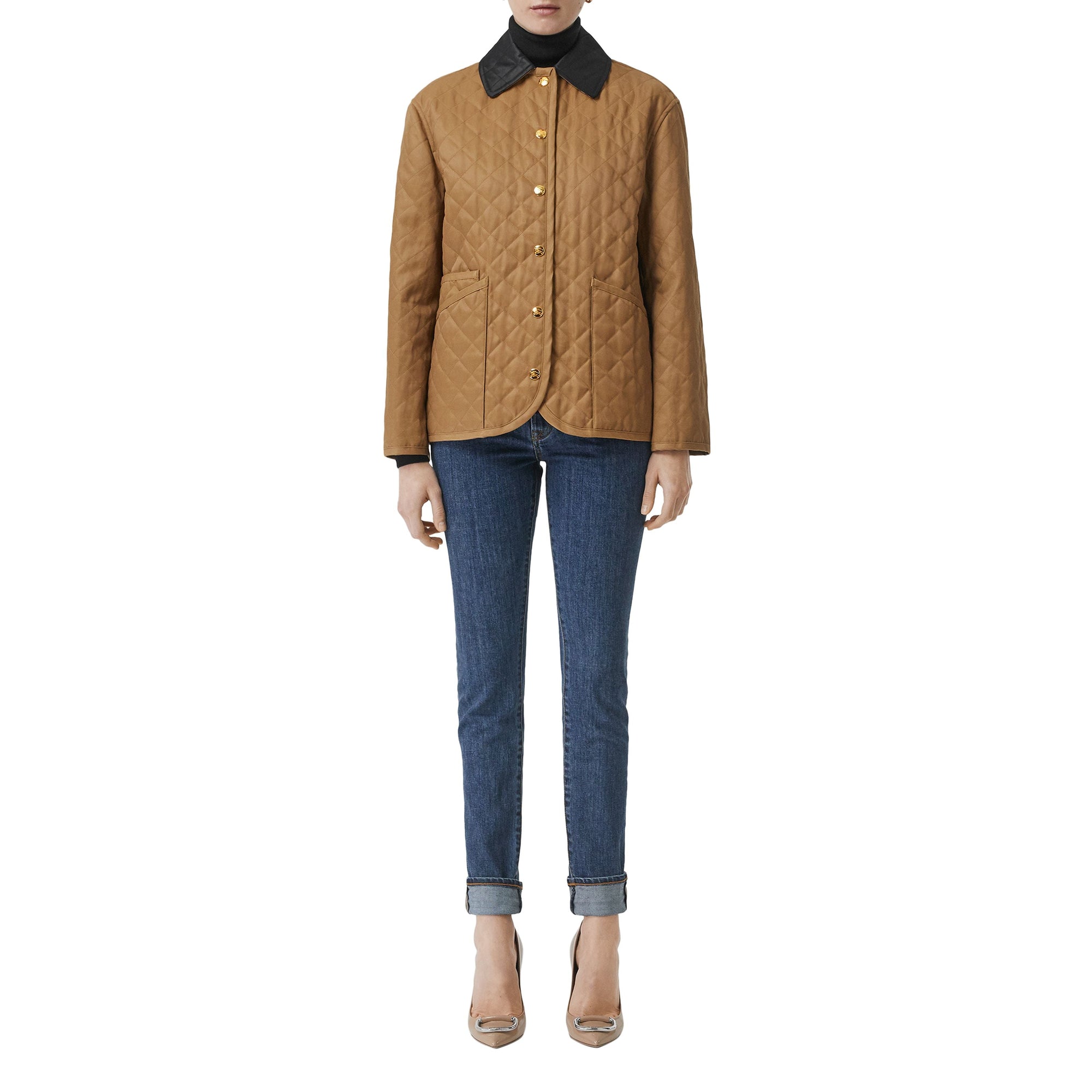 Veste de campagne matelassée - Camel