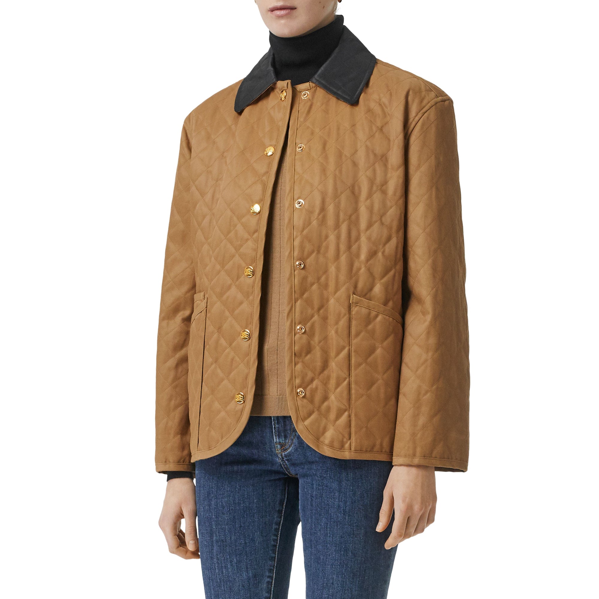 Veste de campagne matelassée - Camel