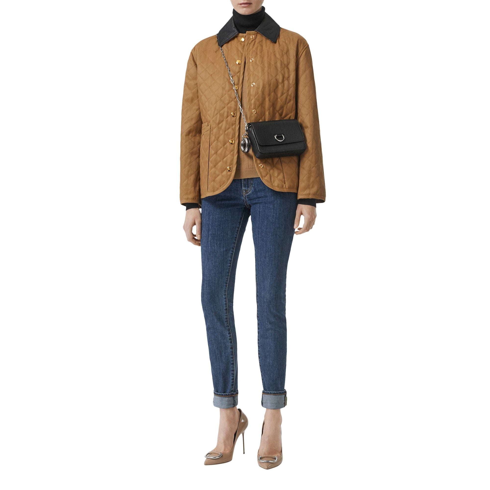 Veste de campagne matelassée - Camel