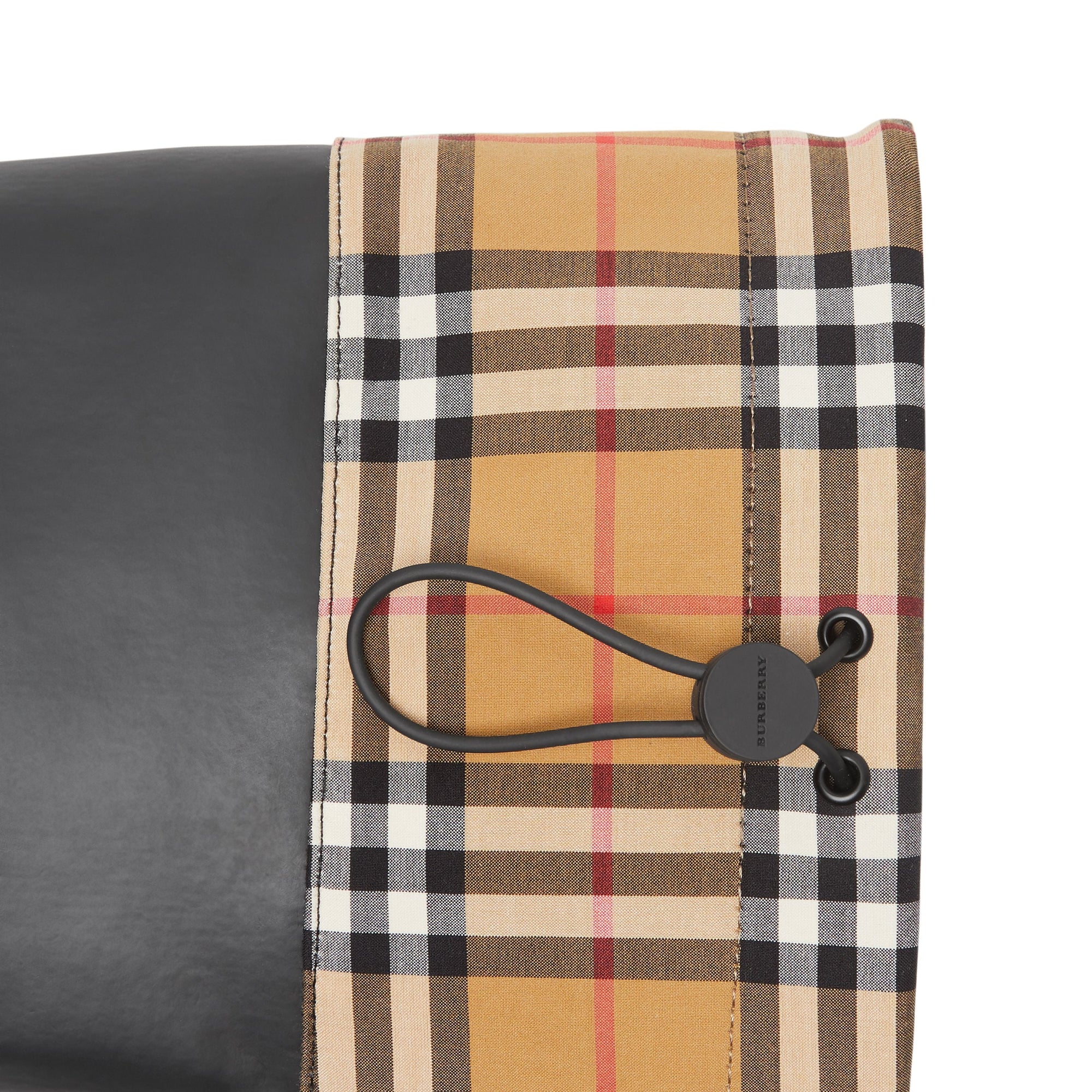 Bottes de pluie en caoutchouc et à motif Vintage check - Black
